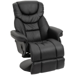 HOMCOM® Relaxsessel Fernsehsessel Einzelsofa 135 °Neigung 79x81x107cm Schwarz