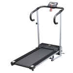 HOMCOM Electric Treadmill Home Running Machine 500W 28kg-Black/Grey