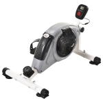HOMCOM Heimtrainer Mini Bike Pedaltrainer mit LCD-Display Magnetwiderstand Stahl