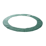 HOMCOM Trampolin Randabdeckung Sicherheitsnetz Wetterplane Leiter 8ft 10ft 12ft 15ft Randabdeckung: Ø 305cm-Grün(Trampolin nicht enthalten)