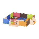 HOMCOM Puzzlematte 25 Teile mit Musikinstrumenten Kinderspielteppich Matte Spielmatte Bodenschutzmatte Bodenmatte für 0-14 Jahre EVA Bunt 120 x 90,5 x 16,5 cm