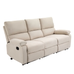 HOMCOM Liegesofa Relaxsessel Liegesessel TV Sessel Einzelsofa 150° neigbar Fernsehsessel Leinen 187 x 92 x 97 cm