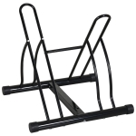 HOMCOM Fahrradständer, Montageständer, Fahrrad Zubehör, Metall, Schwarz, 60 x 54 x 57