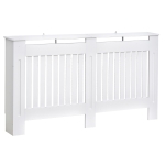 HOMCOM Heizkörperverkleidung Heizkörperabdeckung Heizungsverkleidung Heizkörper Radiator Cover Abdeckung (Modell2/152x19x81 cm)