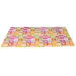 HOMCOM Puzzlematte für Babys Kinder Spielmatte spiel erziehung klappbar EVA foam Tiere Muster 61,5 x 61,5 cm