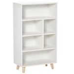 HOMCOM Bookcase Modern Bookshelf Display Cabinet Cube Storage Unit for Home Office
