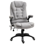 Vinsetto PU Leather 6-Point Massage Office Recliner Chair Grey