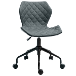 HOMCOM Rhombic design Adjustable Chair Grey