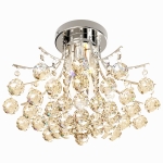 HOMCOM Modern K9 Crystal Ceiling Lighting Chandelier
