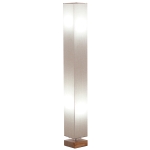HOMCOM Linen Shade Tall Floor Lamp Beige