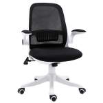 Vinsetto Nylon Mesh Cushioned Office Chair Black