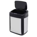 HOMCOM 20L Stainless Steel Sensor Trash Can W/ Bucket-Chrome