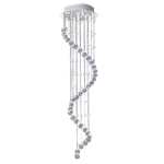 HOMCOM Crystal Chandelier, 35 Φ 40 mm balls and 160 Octagons