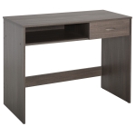 HOMCOM Particle Board 1-Drawer Office Desk Grey