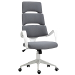 Vinsetto Plastic Ergonomic High Back Office Chair Deep Grey