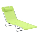 Outsunny Garden Lounger-Lime Green