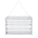 Outsunny LED Wall-mounted Portable Mosquito Killer Lamp, Steel-Grey
