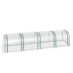 Outsunny® Invernadero Caseta 400x100x80cm para Jardín Terraza Cultivo de Plantas Semilla(c-1)