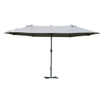 Grand parasol acier polyester haute densité