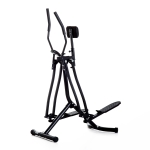 HOMCOM Air Walker Cross Trainer per Fitness Allenamento a Casa con Display Nero