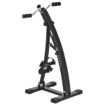 HOMCOM Cyclette Fitness in Acciaio Schermo a LED Altezza e Resistenza Regolabile Nero
