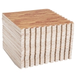 Homcom Tappeto Puzzle 42 Pezzi in EVA Effetto Legno Scuro 61.5x61.5cm