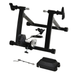 HOMCOM Rullo per Bicicletta da Corsa e Mountain Bike da 26"-28", Rullo Bici Pieghevole in Acciaio