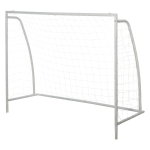 Homcom Porta da Calcio per Bambini e Adulti con Rete e Telo 2 Bersagli 180x62x121cm