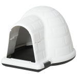 PawHut Cuccia da Esterno per Cani di Taglia Piccola a Forma di Igloo con Porta