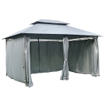 Tonnelle barnum 3L x 4l x 2,65H m gris