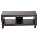 Homcom Mobile Basso Porta TV con Vano in Legno, Noce, 90x35x37cm