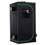 Outsunny Tenda per Coltivazione Idroponica Serre Agricole Grow Tent Serre Agricole 80x80x160cm