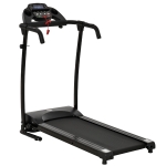 Homcom Tapis de Course Électrique 440 W en Métal Noir 130 x 68 x 26 cm