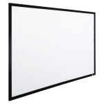HOMCOM Telo Proiettore da 100 Pollici Compatibile con Proiettori LED e LCD - Bianco