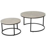 Lot de 2 tables basses gigogne