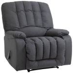 HOMCOM Poltrona Relax reclinabile in Tessuto - Grigio