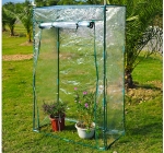 Outsunny Sera Dreptunghiulara din PVC Transparent, 100x50x150cm