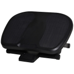 HomCom platforma taburet pentru birou,10-16.5cm, neagra