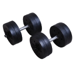 HomCom Set de 2 Gantere cu Discuri 18Kg