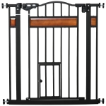 PawHut Portita pentru caini cu fixare prin apasare, extensibila 74-80 cm