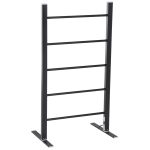Homcom Sistem de uscat Prosoape Suport de Uscat Rufe Electric 100W Vertical cu 5 Axe, 58x39x105cm