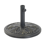 Outsunny Baza pentru Umbrela de Soare pentru Stalp de 35mm/38mm/48mm Greutate 13KG de Gradina