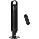 Ventilateur colonne tour oscillant 60 W avec télécommande noir