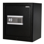 Homcom, seif otel inchidere electronica, 38x31x42.7cm, negru