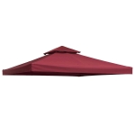 Toile de rechange tonnelle 3 x 3 m polyester bordeaux