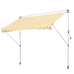Store banne manuel rétractable 3L x 1,5l m