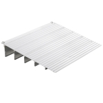 HOMCOM Rampa Sedia a Rotelle Lunghezza Regolabile Alluminio Antiscivolo H12.5cm
