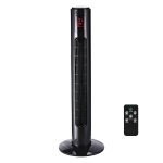 HOMCOM Fan Tower, φ32x96H cm-Black