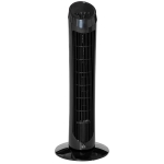 HOMCOM 30" Oscillating Tower Fan 3 Speed Mode Ultra Slim Indoor Air Refresher Cooling Machine Noise Reduction - Black