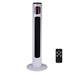 HOMCOM Fan Tower, φ32x96H cm-White